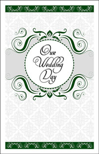 Wedding Program Cover Template 13C - Graphic 2